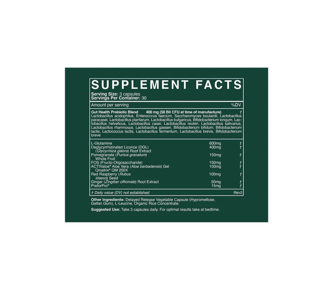 Probiotic | + Prebiotics |  50 Billion CFU | 90 Capsules