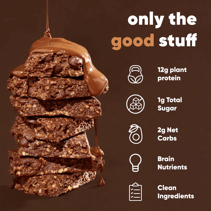 Chocolate Sea Salt - single plant protein bar - IQBAR