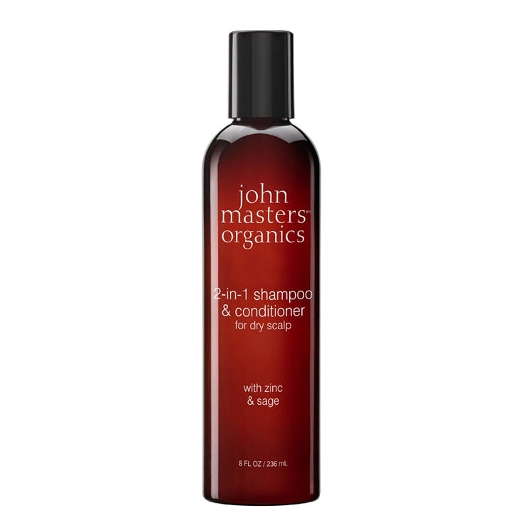 John Masters Organics 2 in 1 Shampoo & Conditioner for Dry Scalp with Zinc & Sage
