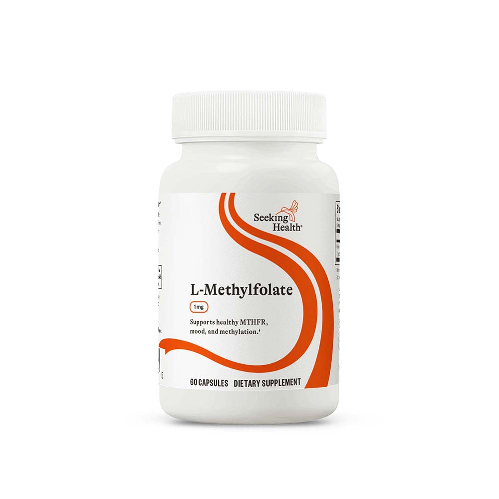 L-Methylfolate 1mg | 60 Capsules | Seeking Health