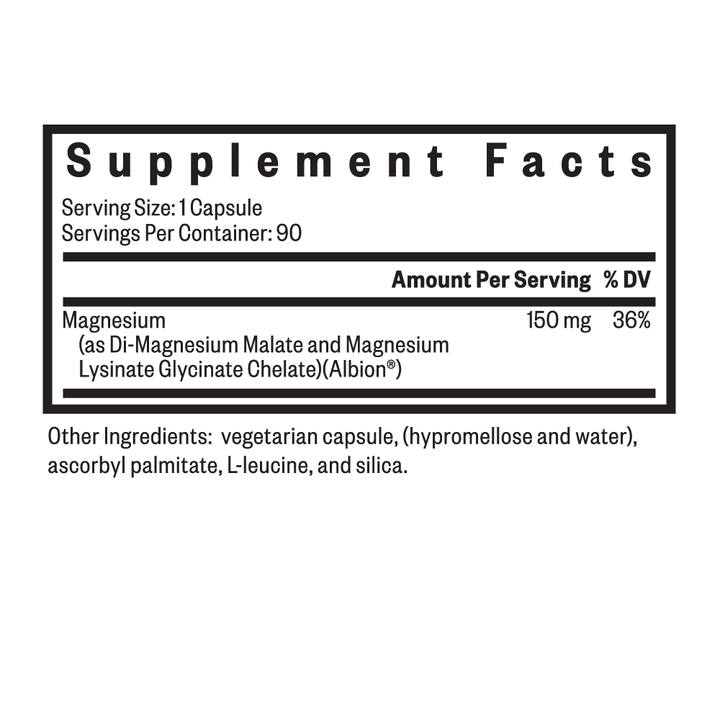 Optimal Magnesium | 90 Capsules | Seeking Health