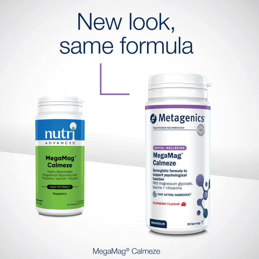 MegaMag Calmeze | Raspberry | 30 Servings | Metagenics