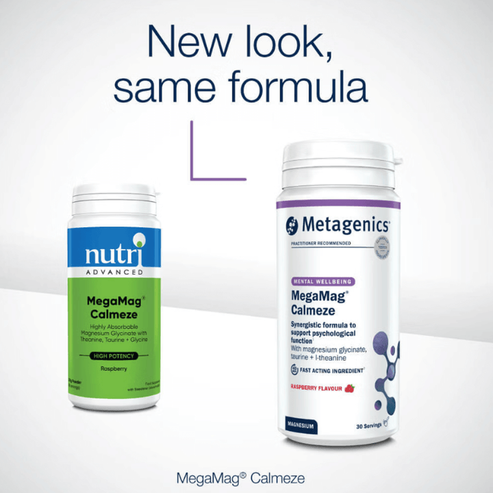 MegaMag Calmeze | Raspberry | 30 Servings | Metagenics