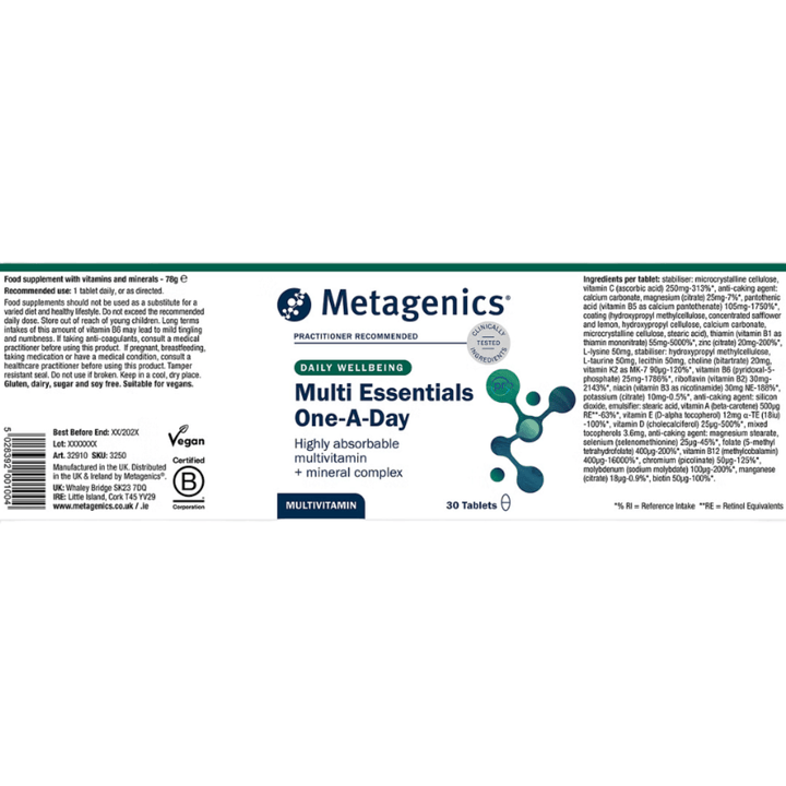 Multi Essentials One a Day | 60 Tablets
