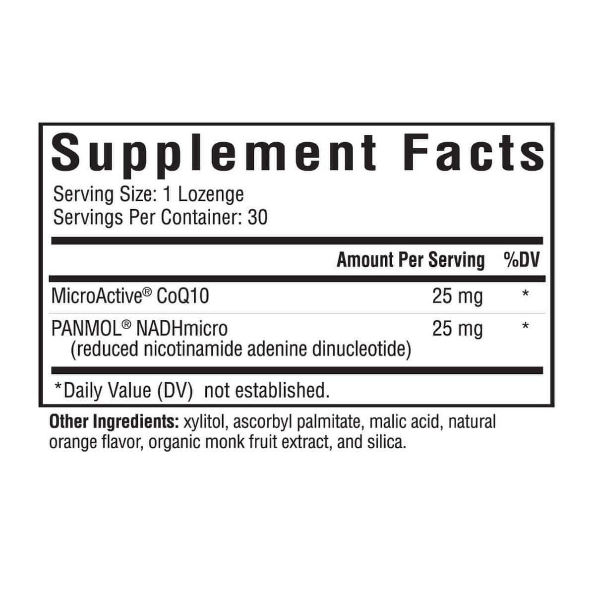 Energy Nutrients | 30 Lozenges | Seeking Health