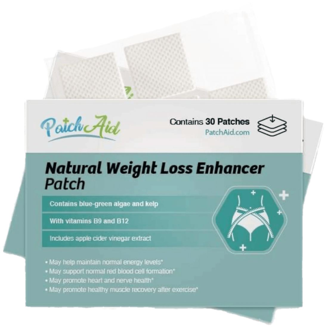 Patch Aid Natural Weight Loss Enhancer Topical Patch - 30 Patches