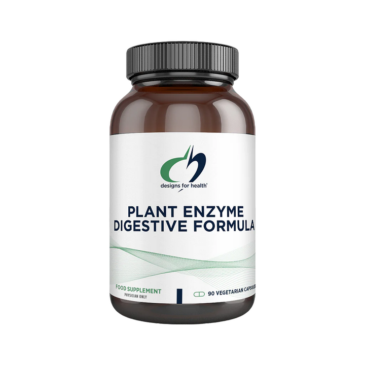 Plant Enzyme Digestive Formula | Designs For Health | 90 Capsules
