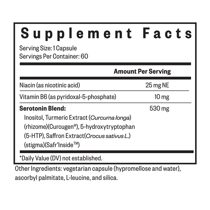 Serotonin Nutrients 60 capsules