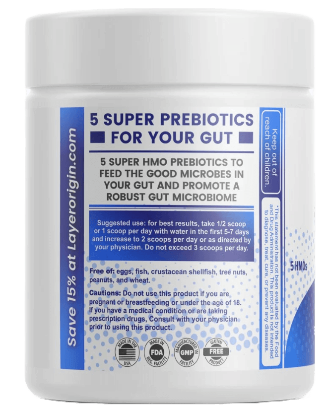 SuperHMO Prebiotic Mix with 5 HMOs
