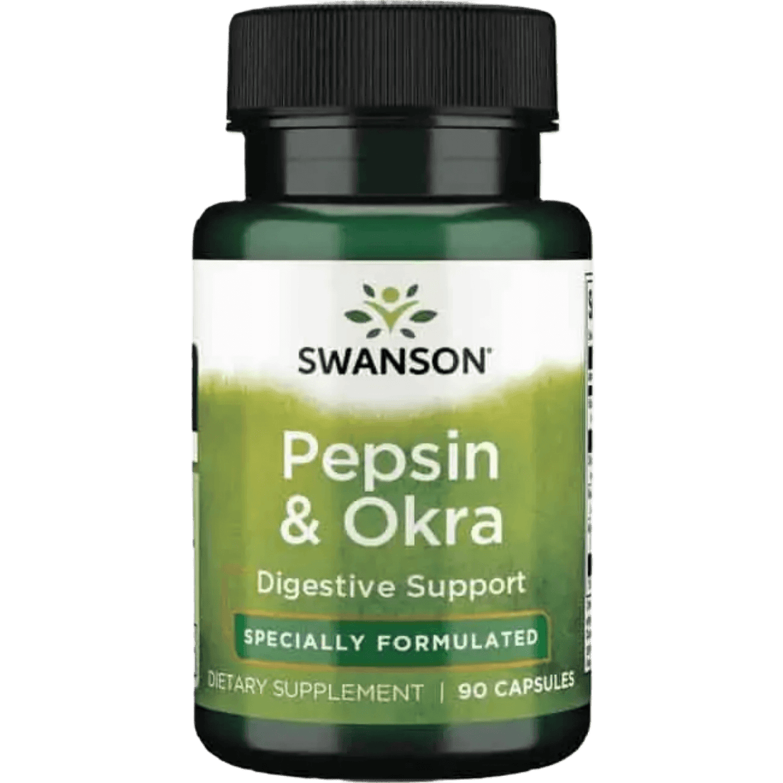 Swanson Premium Pepsin & Okra | 90 Capsules