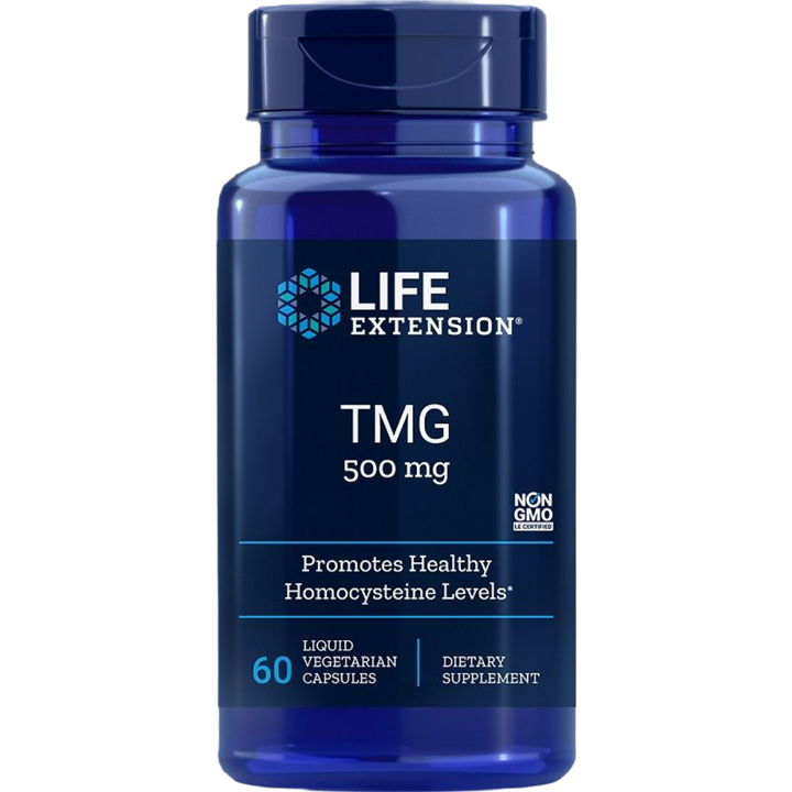 TMG - Trimethylglycine - 500mg | 60 liquid vegetarian capsules
