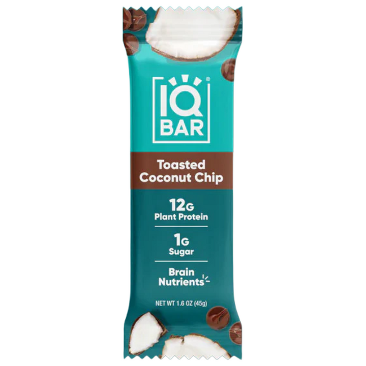 Toasted Coconut Chip | Single Plant Protein Bar | IQBAR