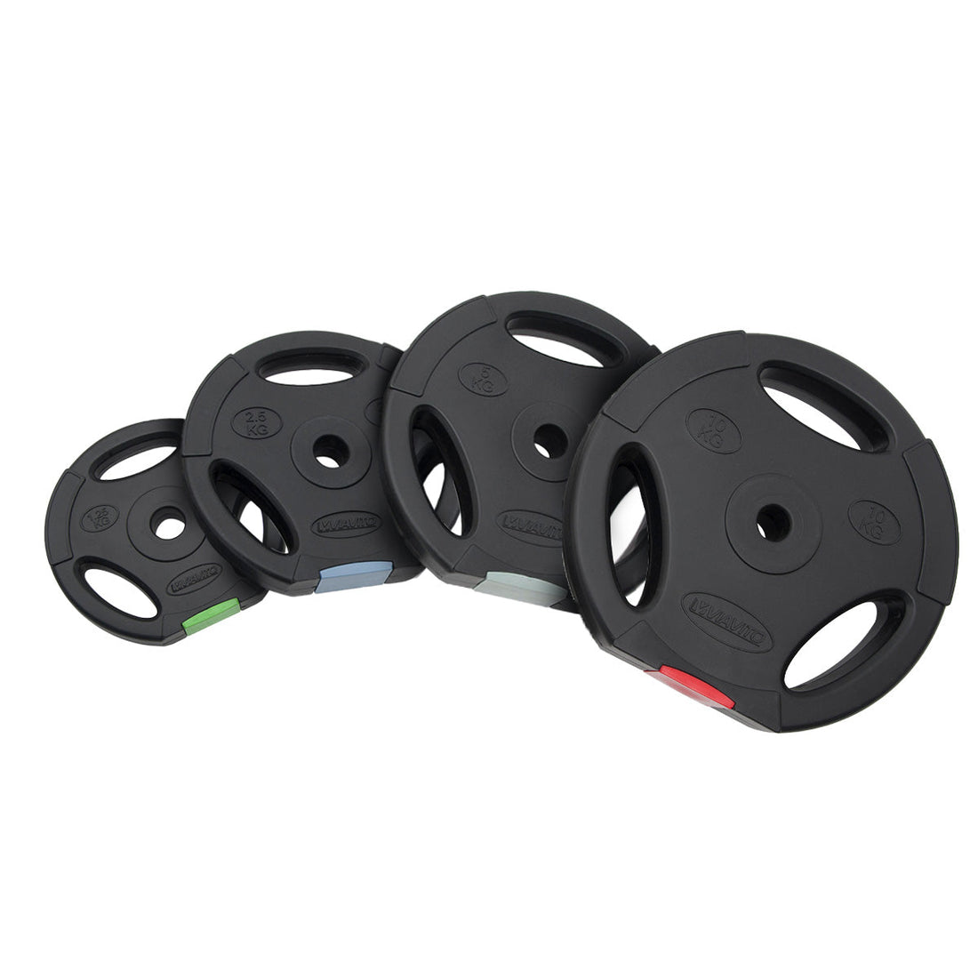 |Viavito 55kg Vinyl Weight Plate Set|