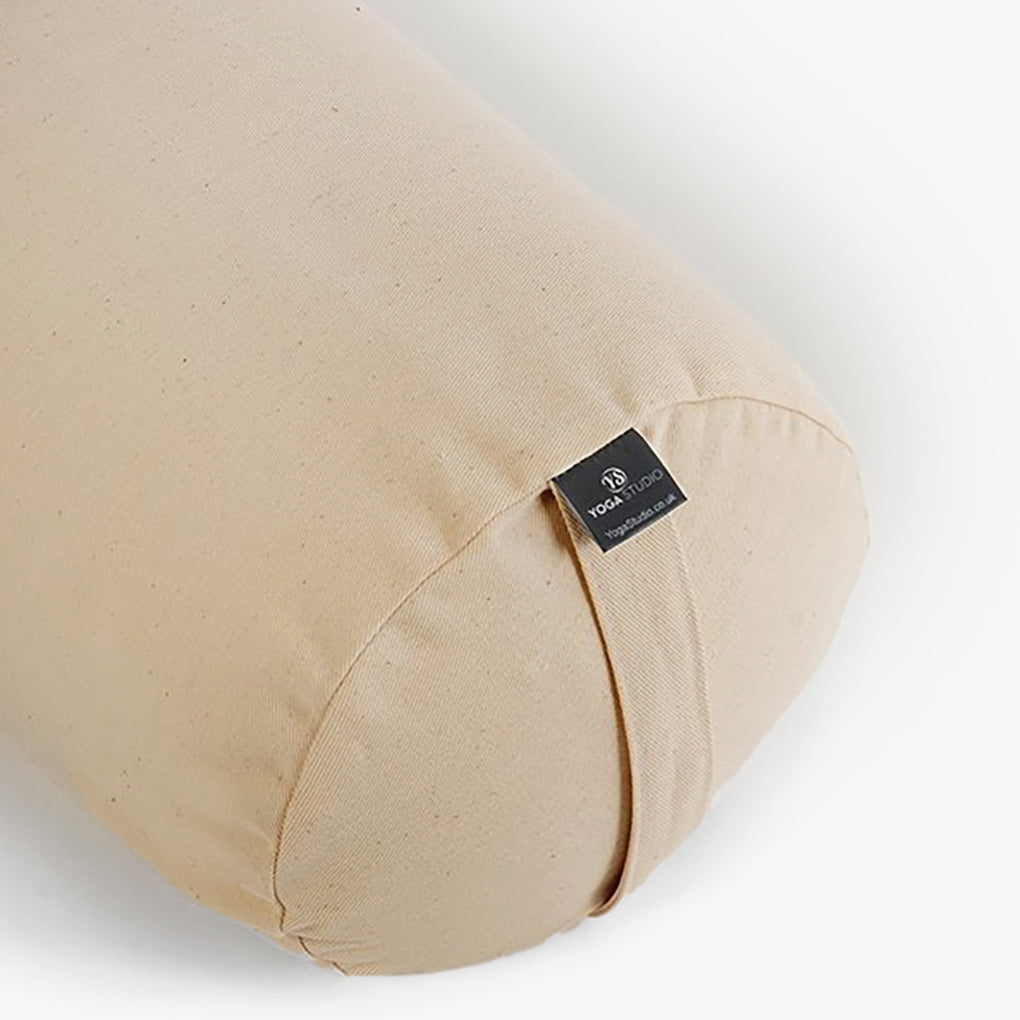 European Organic Buckwheat Bolster - Natural White